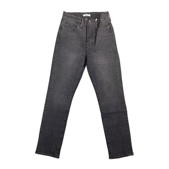 Good American Women Good Classic Jeans Pockets‎ Dark Wash Size 2 - Picture 2 of 10